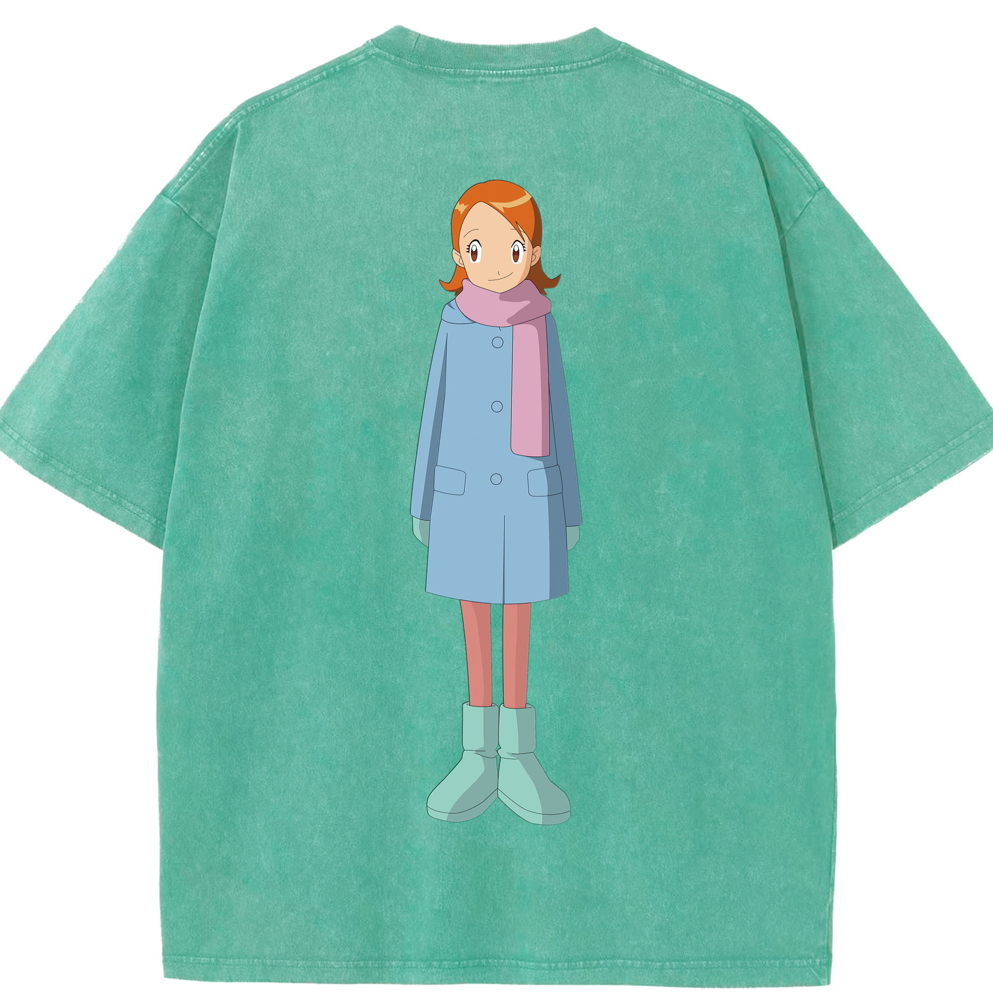 （画像用） Digimon デジタルモンスター/デジモン 綿100% ヴィンテージ風 半袖Tシャツ（背面プリント）